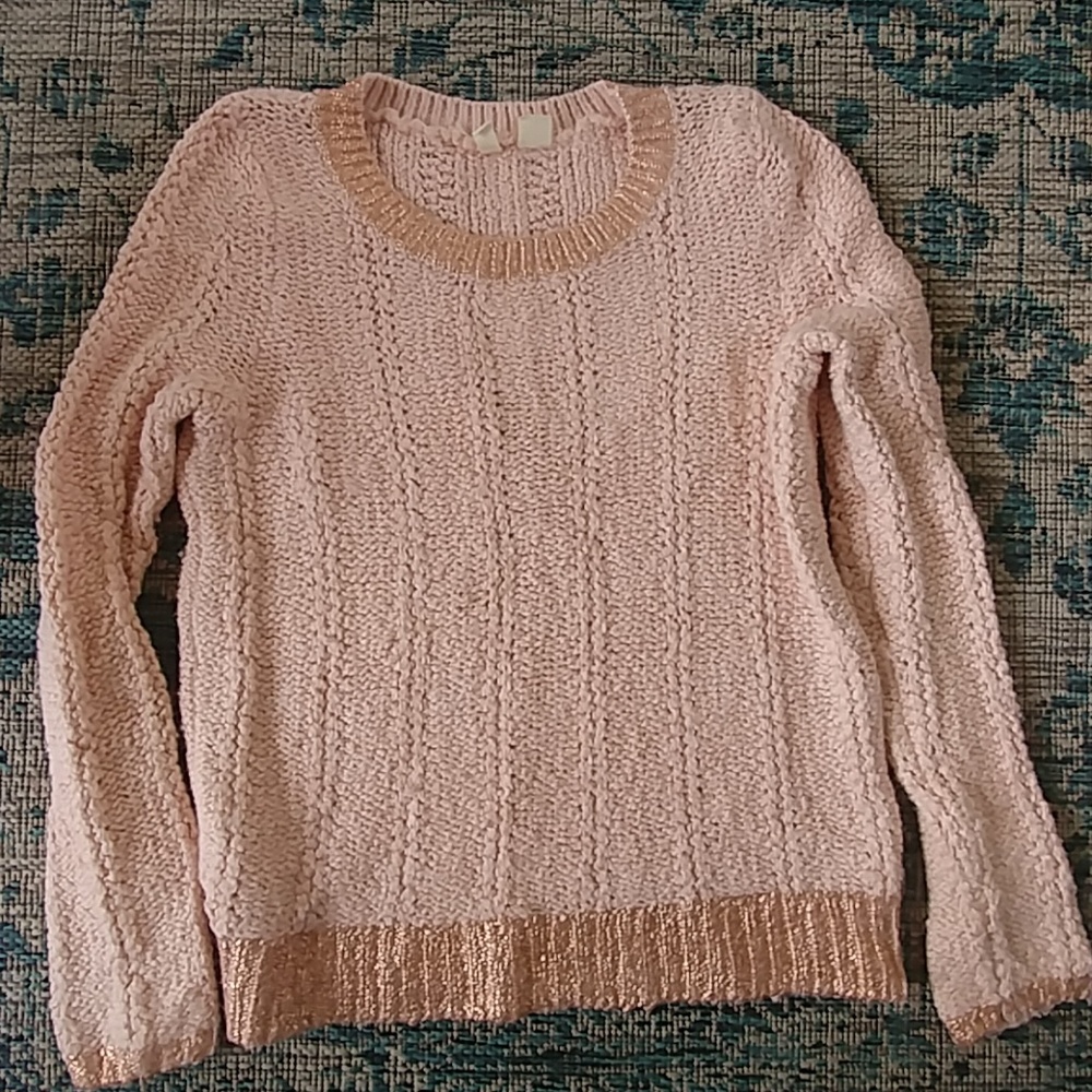 Anthropologie Moth Pink Sweater S Excellent